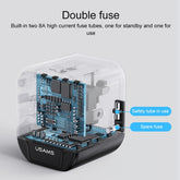 USAMS US-CC173 T55 12W Universal Multi Plug Travel Charger, US-CC173 T55
